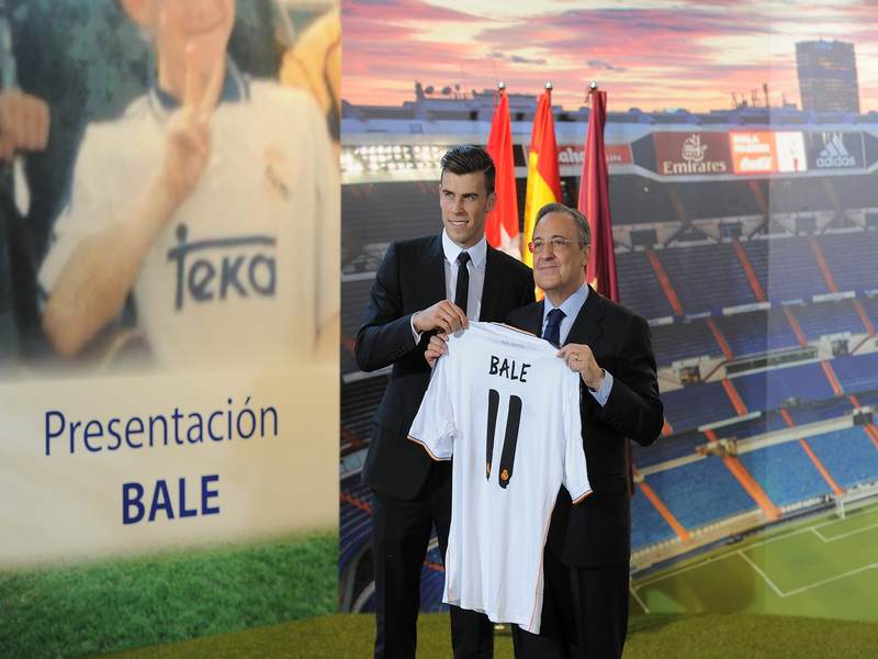 Số áo của Bale tại Real Madrid