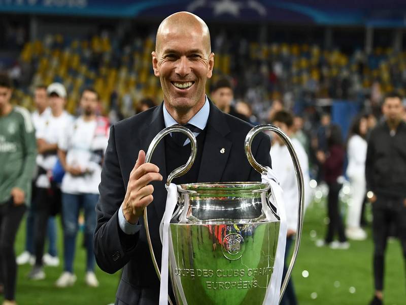 Zidane đã giành được những thành công trên cương vị huấn luyện viên trong màu áo Real Madrid